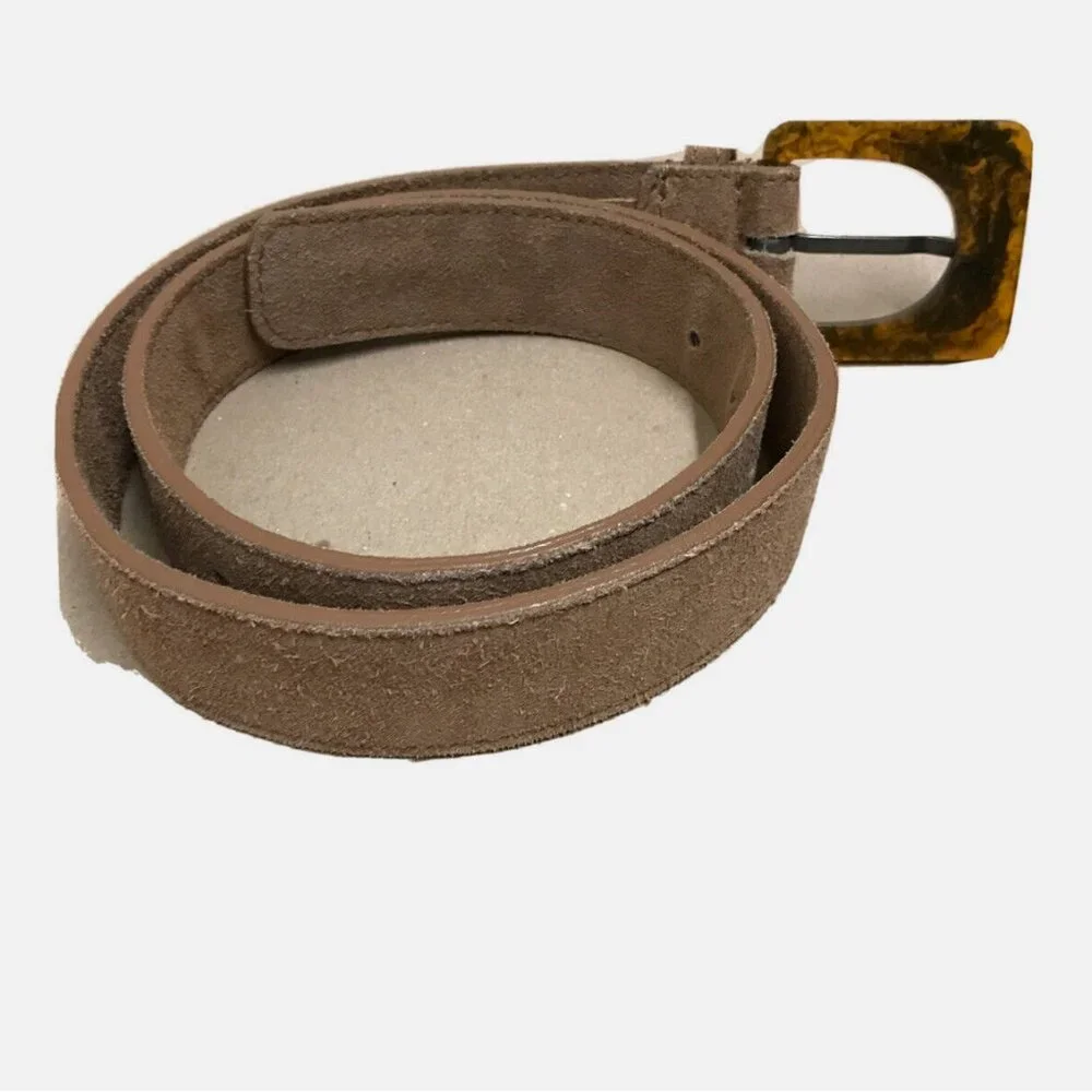 NWOT Free People Dee Dee Leather Resin Belt